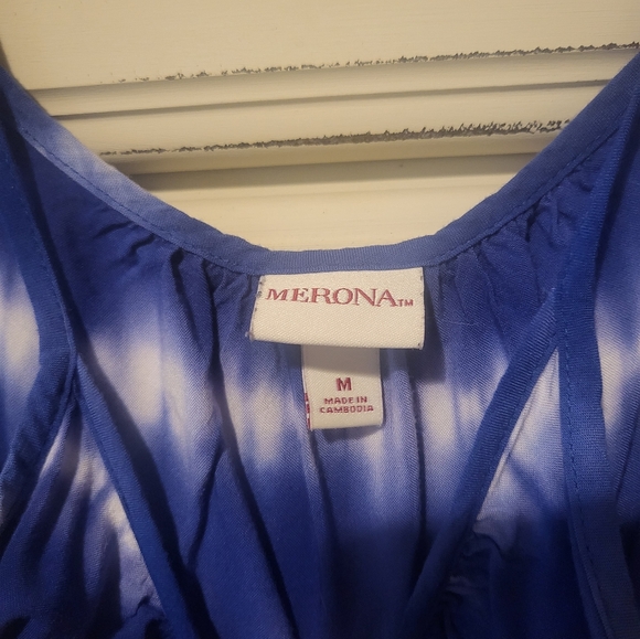 Merona Tie Dye Maxi sz M - Picture 2 of 2